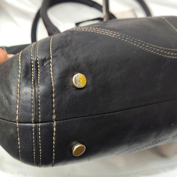 Retired- Soho Buckle Satchel Black - Picture 8 of 13